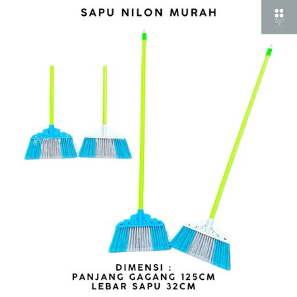 Sapu Nilon Sapu Plastik Warna Sapu Lantai Sapu Nilon Murah Sapu Nilon Deden