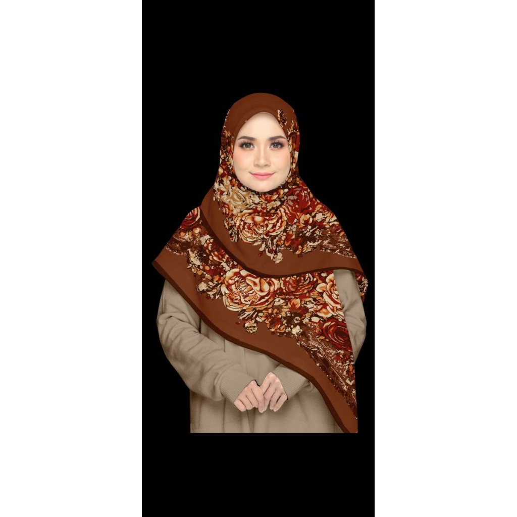 arrasyid - Kerudung Wanita TIERACK - Kerudung Motif Segi Empat