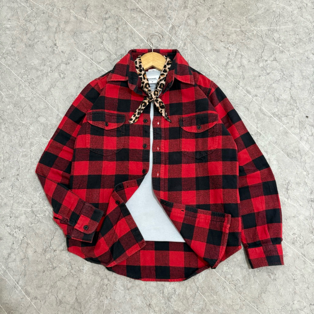 oshkosh flannel size s fit m