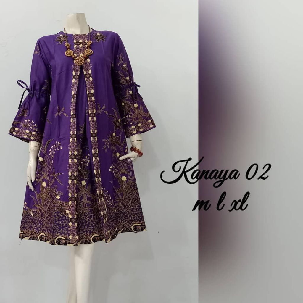 Tunik Kanaya Atasan Wanita Batik Fashion Eksklusif