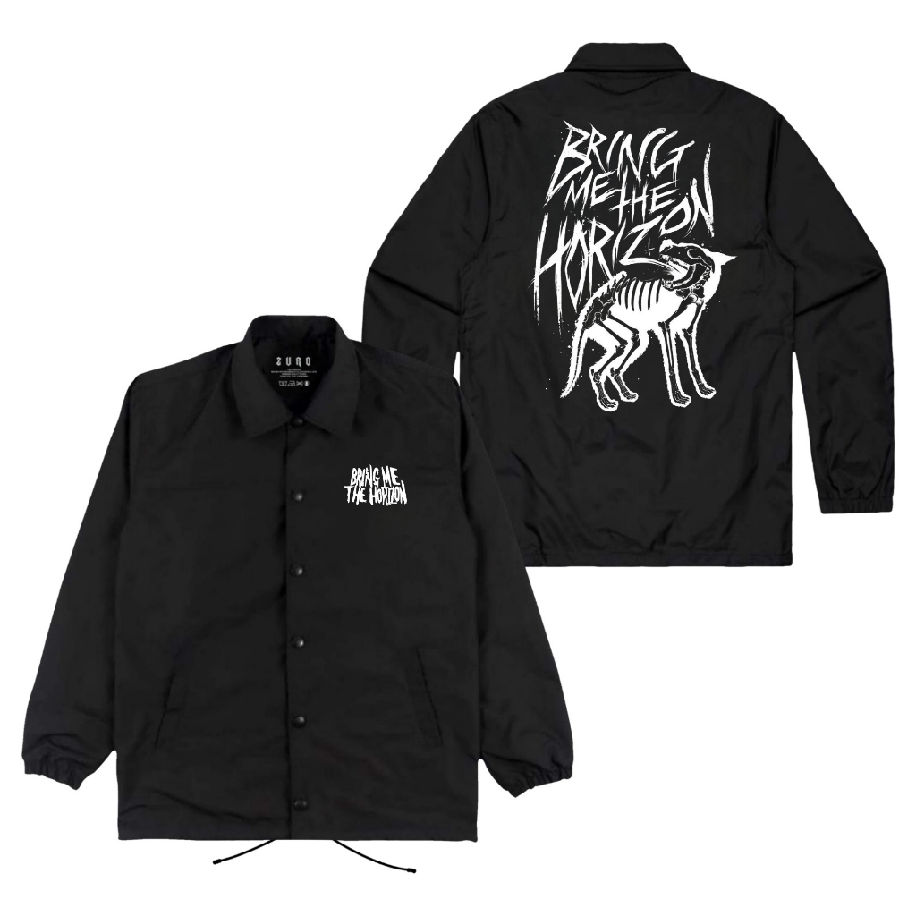 The Getooxs Jacket Coach Bmth Kucing Jacket Unisex warna Hitam