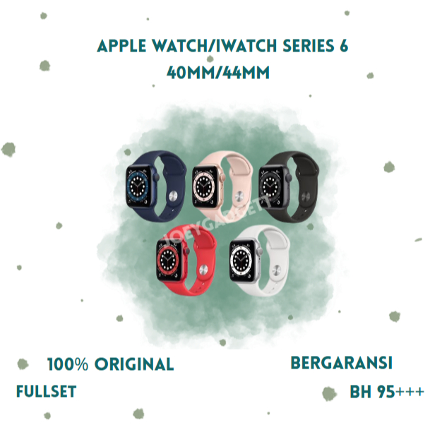 Apple Watch/iWatch Series 6 40MM/44MM S6 Second Fullset 100% Original Bergaransi Ex internasional