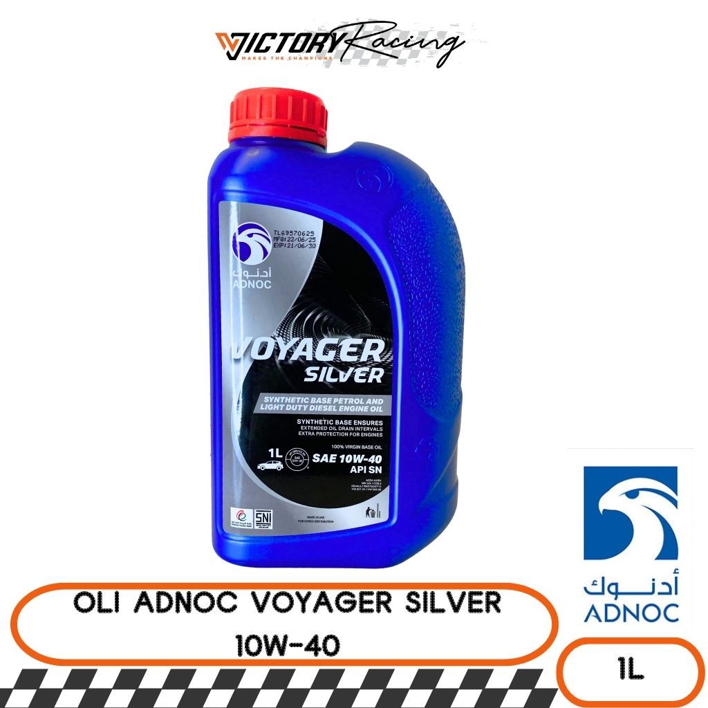 Oli ADNOC Voyager Silver 10W-40 1L 4T Synthetic Base