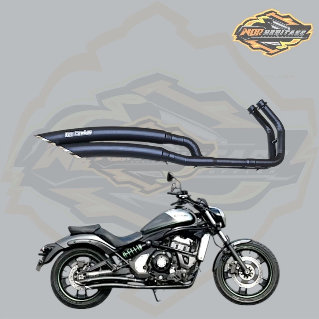 Knalpot Original Ndr Heritage Kawasaki Vulcan 650s Bigg Radius / Vulcan S