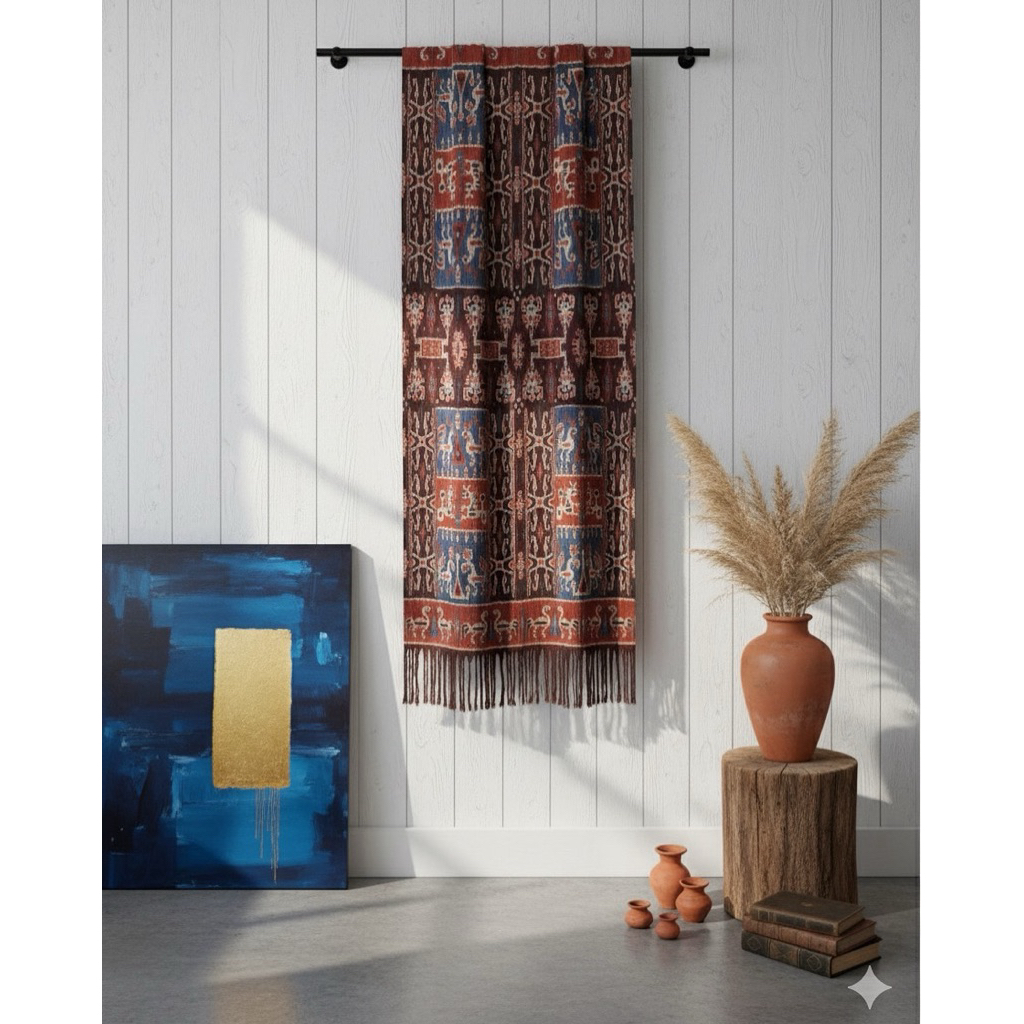 Kain tenun Sumba Timur NTT 01