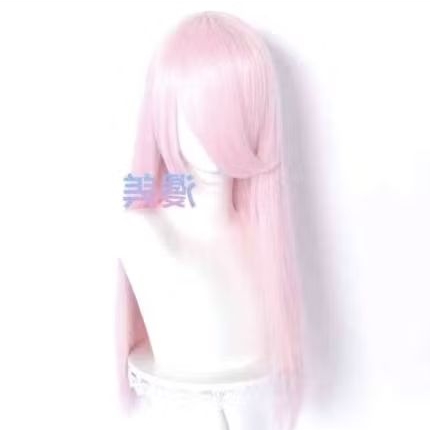 Crimped Wig base Manmei 40cm & 100cm Soft Light Pink