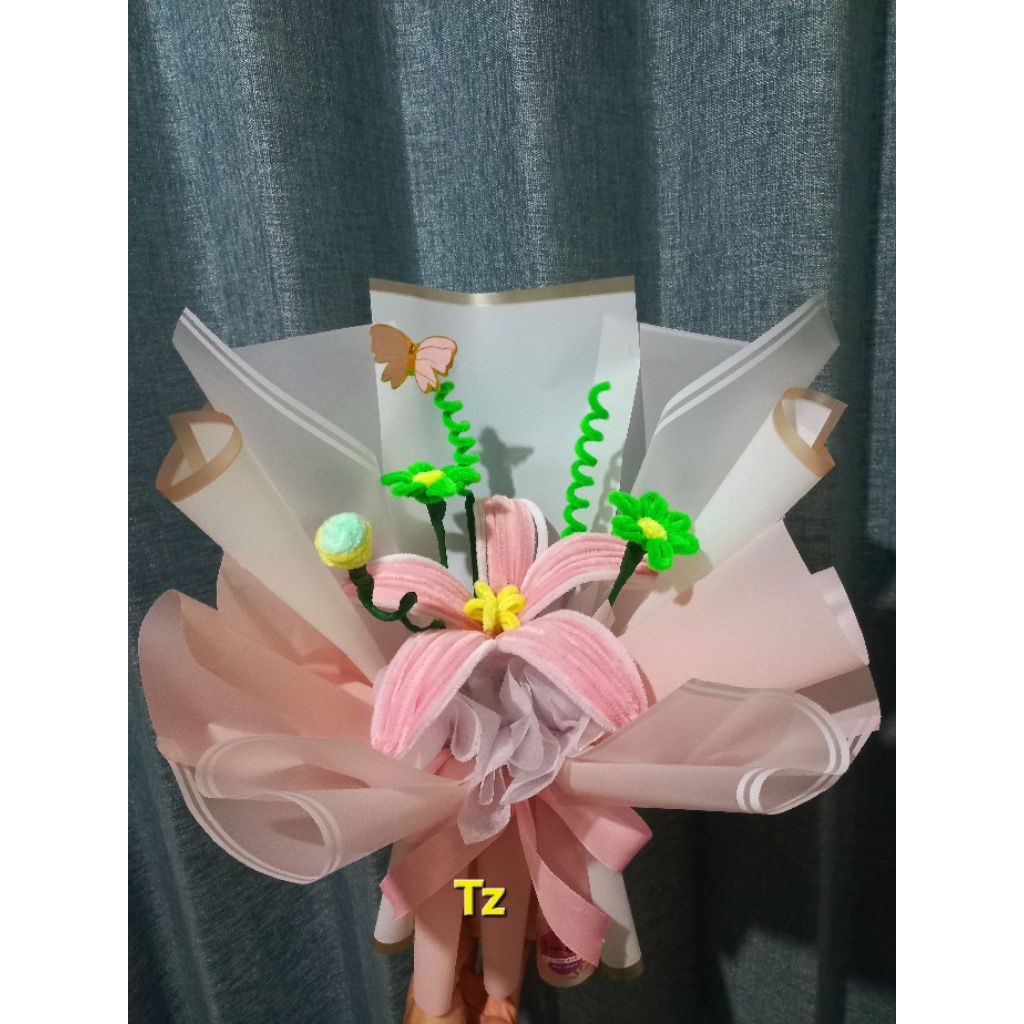 Bucket bunga kawat bulu/kawat bulu//Bucket bunga