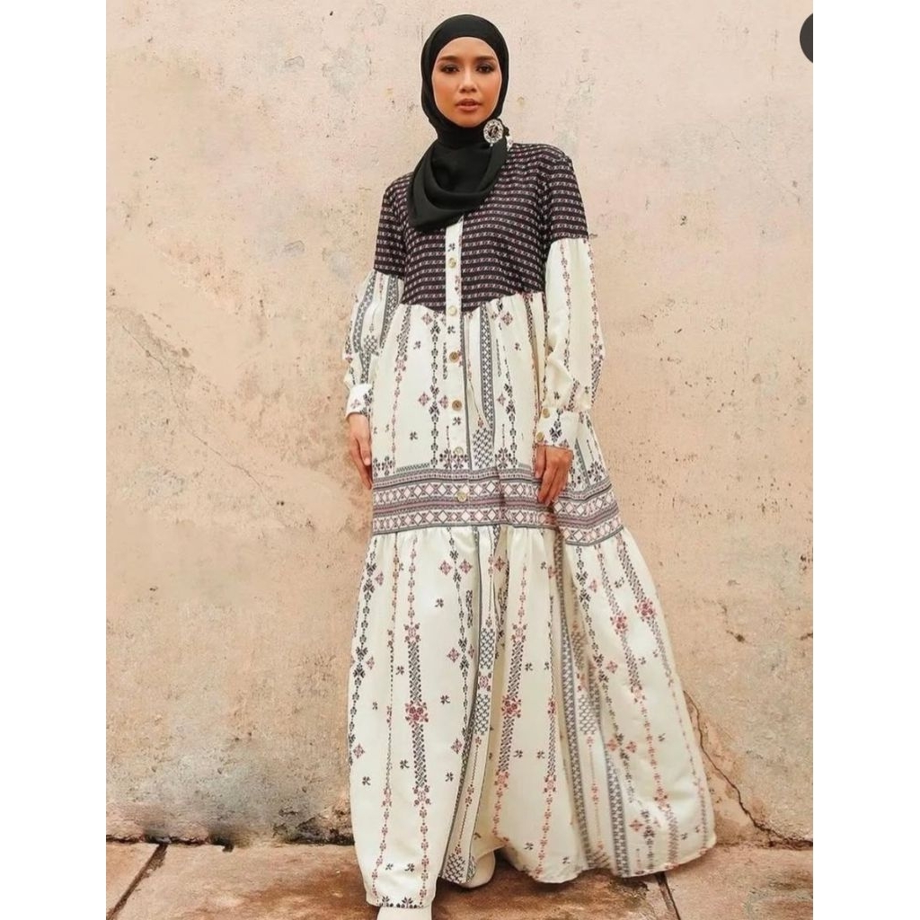 TIPJU rima dress zaskia sungkar XXL vvgc-ivory