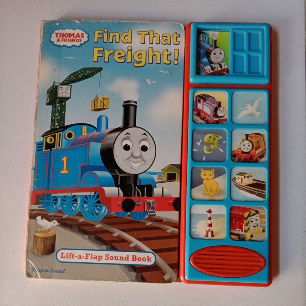 Thomas & friend find that freight lift a flap soundbook (preloved)