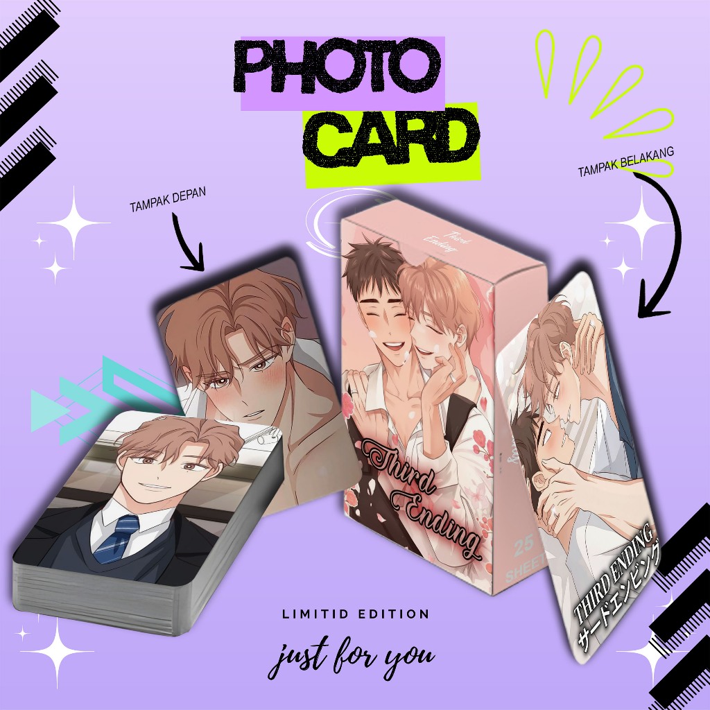 PHOTOCARD SET SUH YOONSEUL MANHWA THIRD ENDING  PREMIUM 25 SHEET FREE BOX