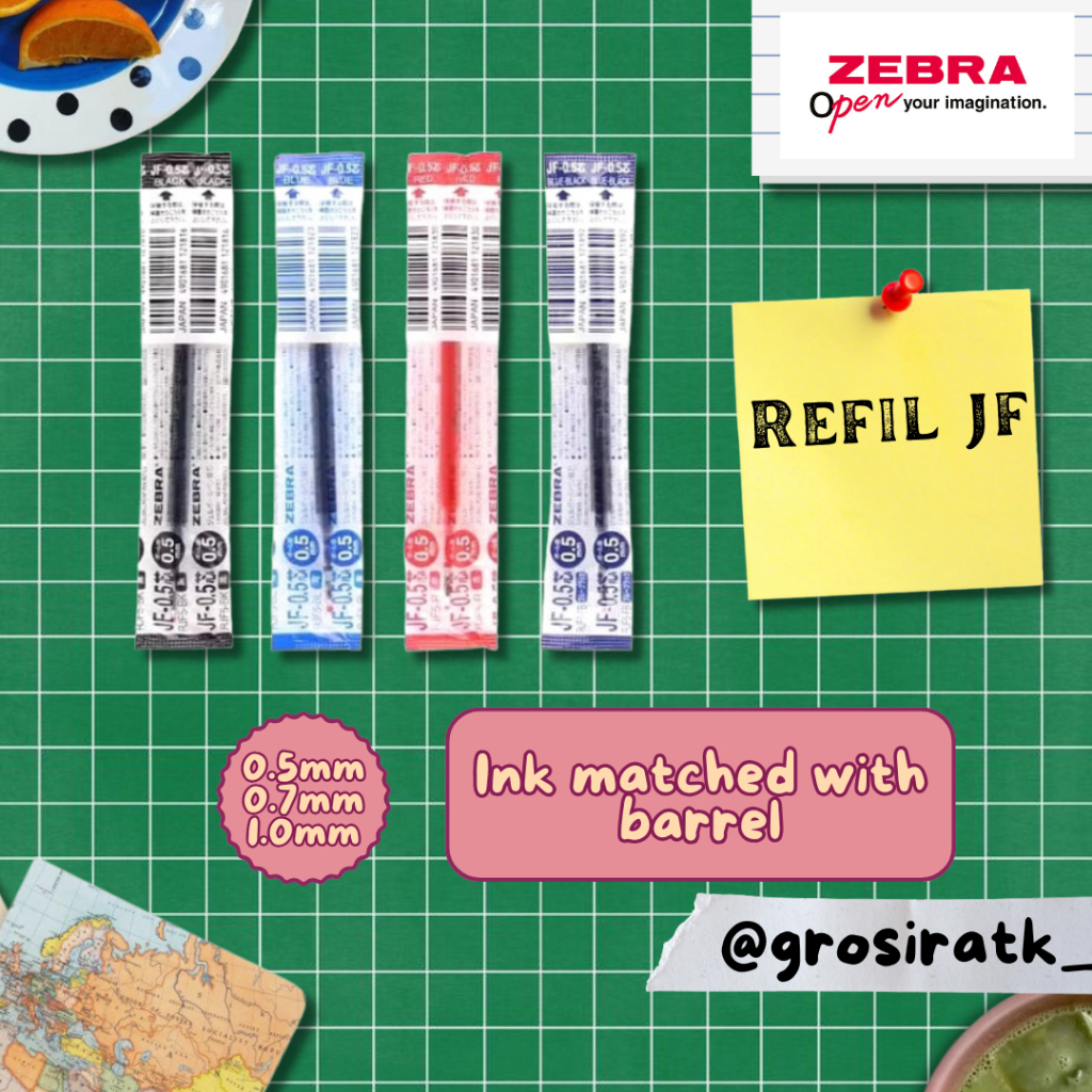 Zebra Refill JF (Refill Sarasa Clip)