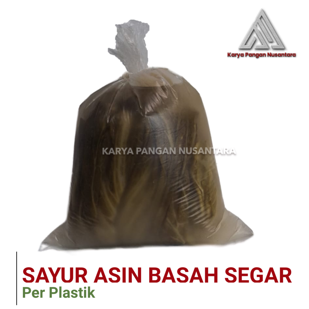 SAYUR ASIN BASAH SEGAR SAWI ASIN BUNGKUS PER PLASTIK