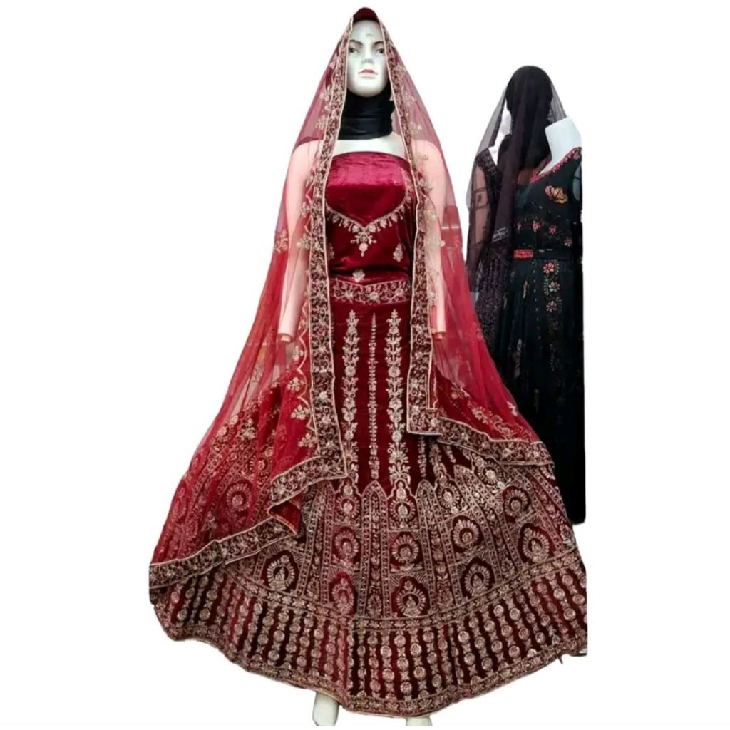 Lengga india wedding / baju india / lengga india full bordir