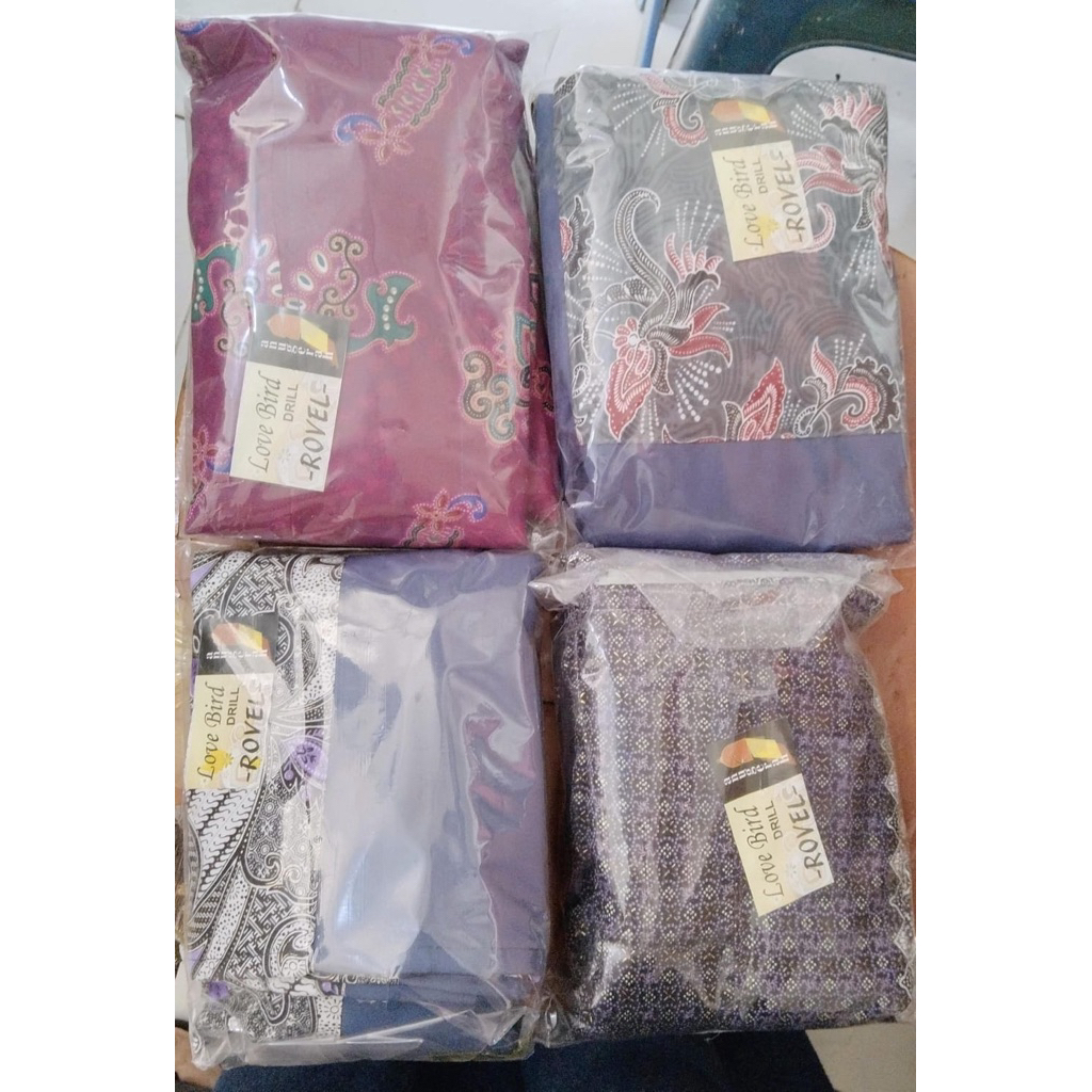 krodong lovebird motif batik