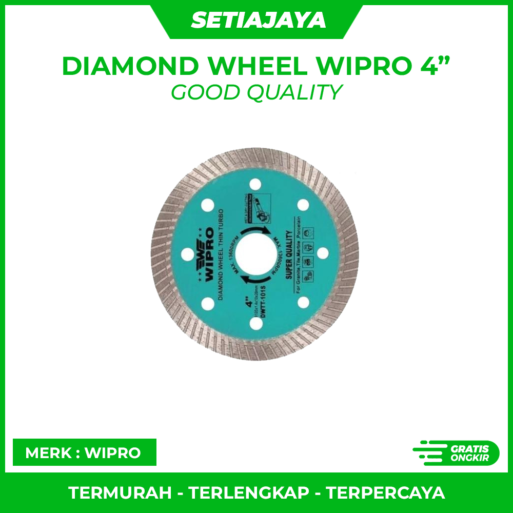 Diamond Wheel Wipro 4"