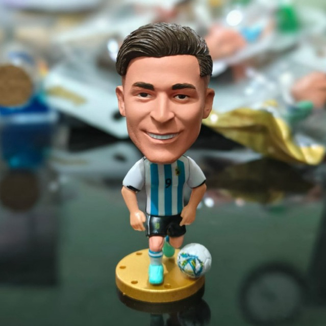 Action Figure Julian Alvarez Argentina 2022 World Cup soccerwe