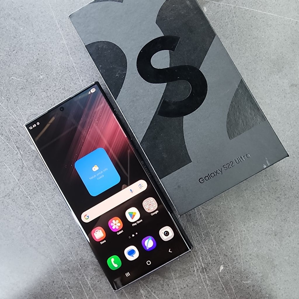 SAMSUNG S22 ULTRA 12/256GB SEIN HP Second Murah
