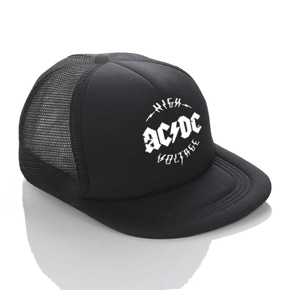Topi Snapback ACDC Logo Premium Unisex || Topi Snapback Trucker ACDC Premium Nyaman