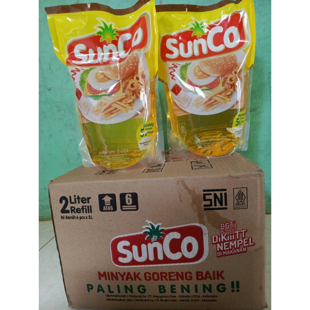 PROMO minyak Sunco 2 liter  1 dus  termurah