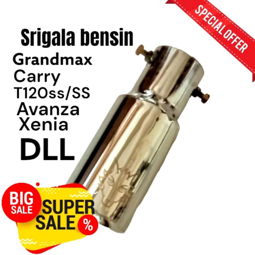 Knalpot srigala serigala all mobil bensinatas grandmax carry t120ss Avanza Xenia DLL