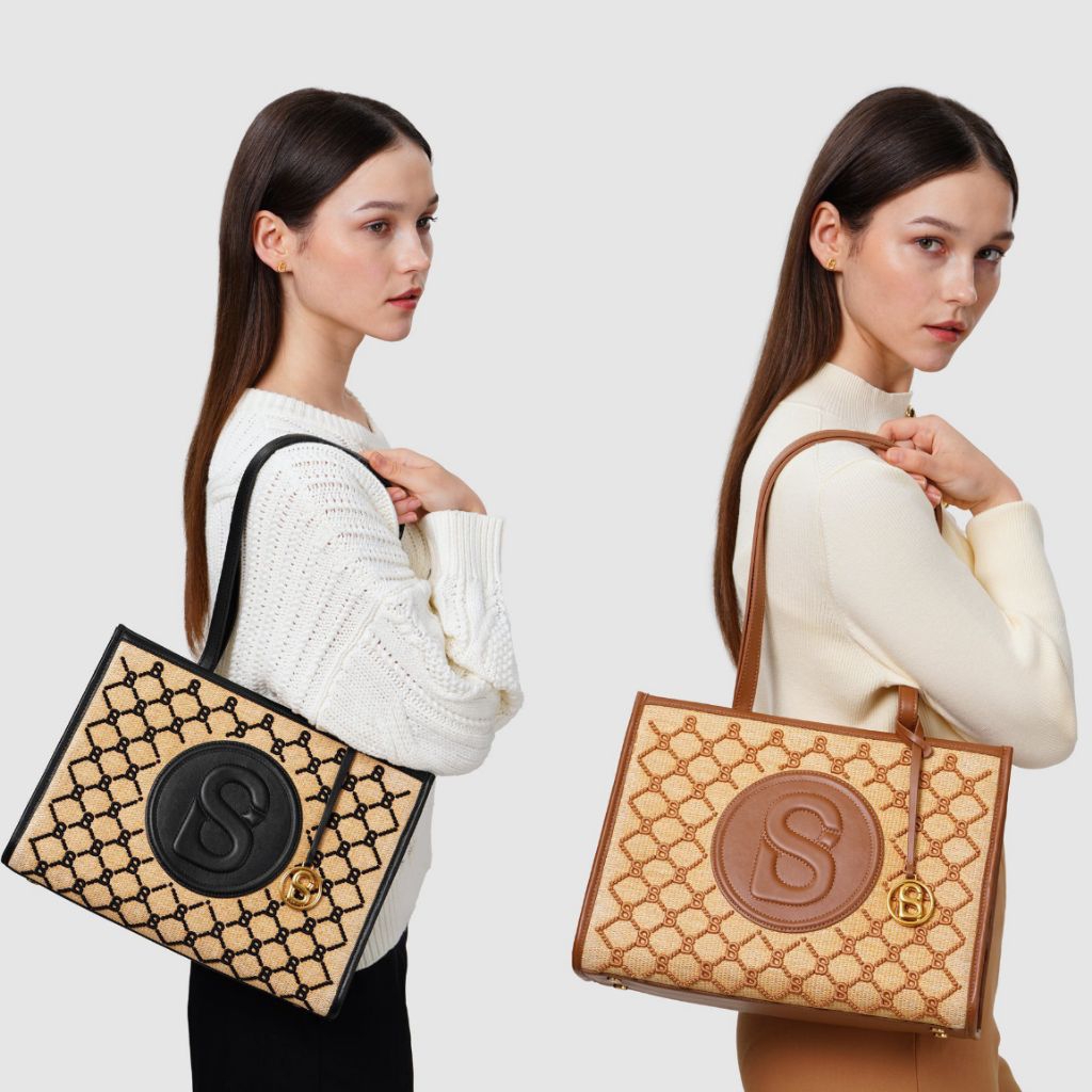 Buttonscarves Beverly Aaliya Tote Bag Small New