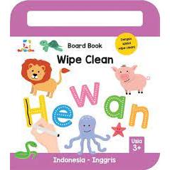 Opredo Board Book Wipe Clean ( INDONESIA - INGGRIS ) **Tim Oopredoo