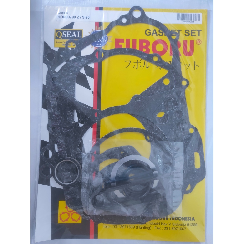 PAKING FULL SET + SEAL KLEP HONDA 90Z / S 90 GASKET SET PERPAK ANTI BOCOR FUBORU