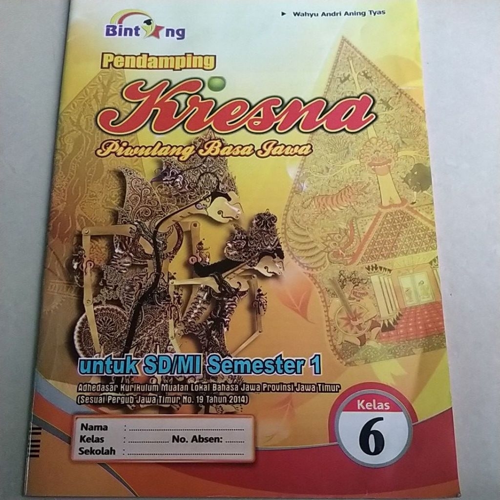 LKS KRESNA BASA JAWA SD KELAS 6 SEMESTER 1