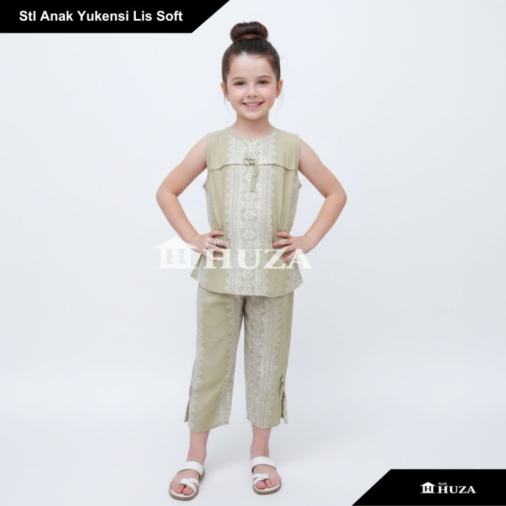 Batik Huza Kids Setelan Anak Yukensi Lis Soft