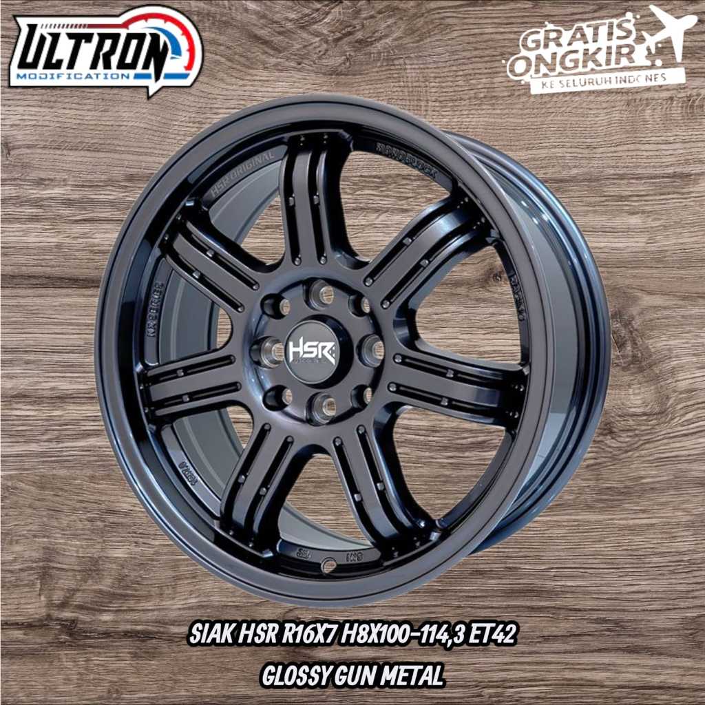 PELEK RACING RING 16 HSR SIAK VELG R16 MOBIL XENIA AVANZA LIVINA MOBILIO JAZZ FREED BRIO