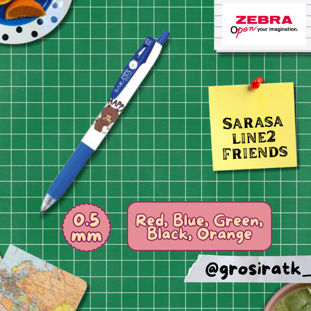 Zebra Sarasa Line2 Friends / Sarasa Clip Limited Edition