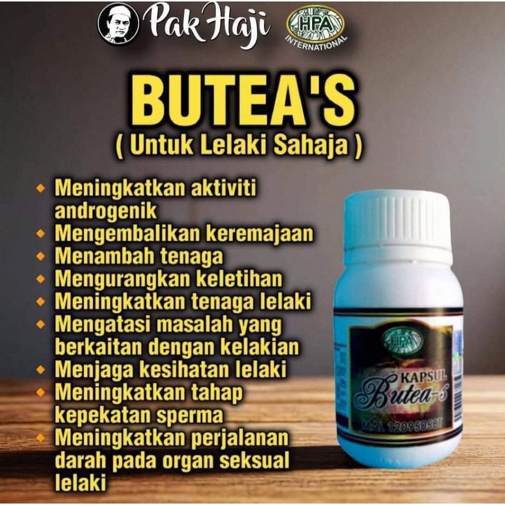 Kapsul BUTEA SUPERBA, untuk lelaki