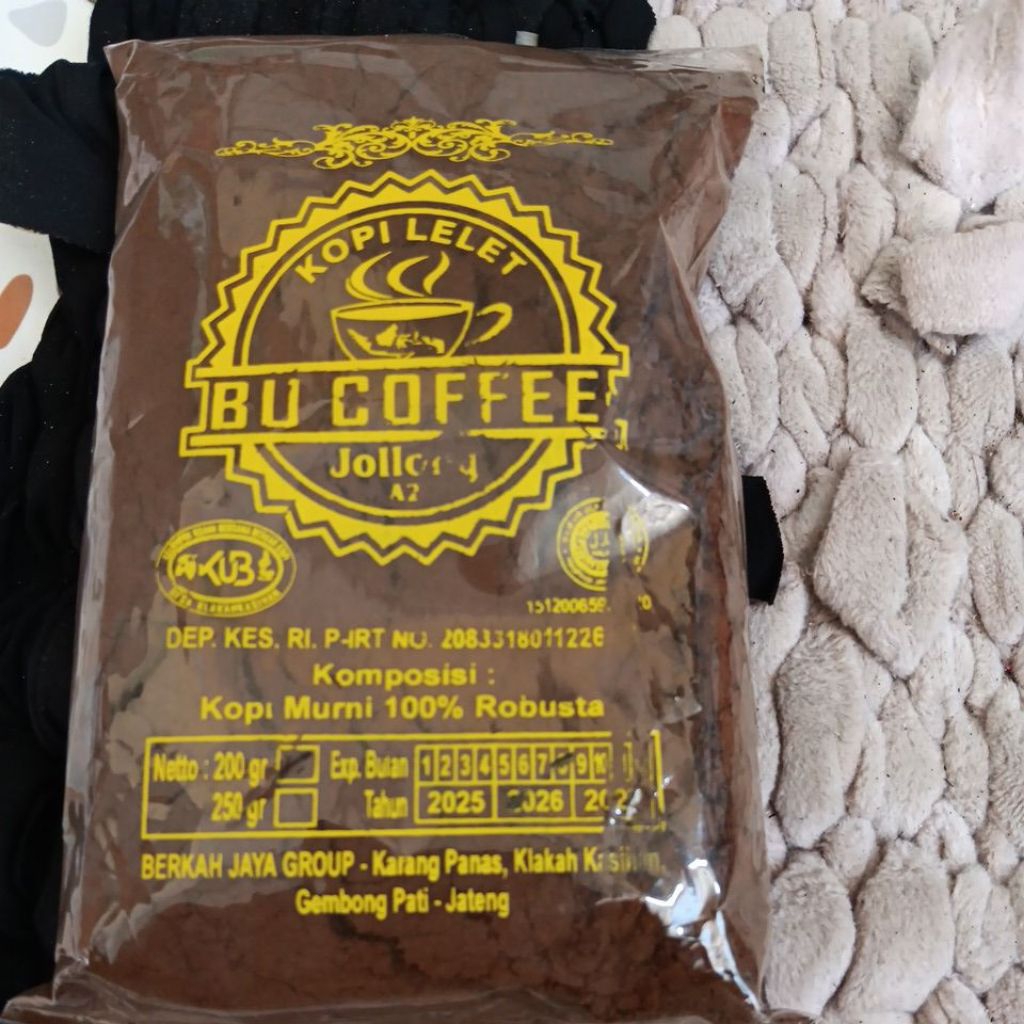 Kopi bubuk / Kopi lelet 200 gr khas jolong pati jawa tengah