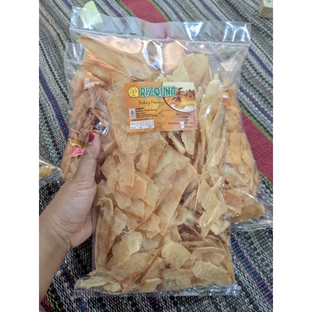 Kripik Rizquna Balung kuwuk Ori