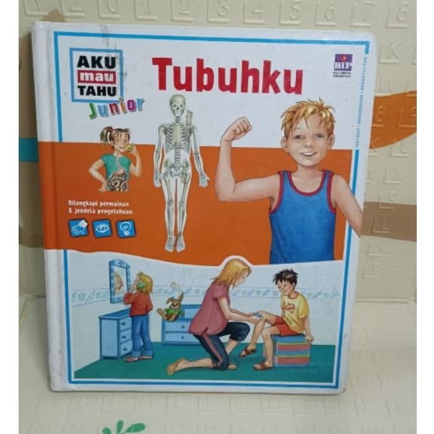 Buku Board Book Anak Aku Mau Tahu Junior Tubuhku - BIP