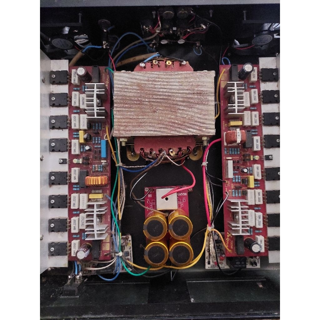 JUAL POWER AMPLIFIER BLAZER X600. TRAFO BELL 15A. ELCO MAX 80V 10000UF