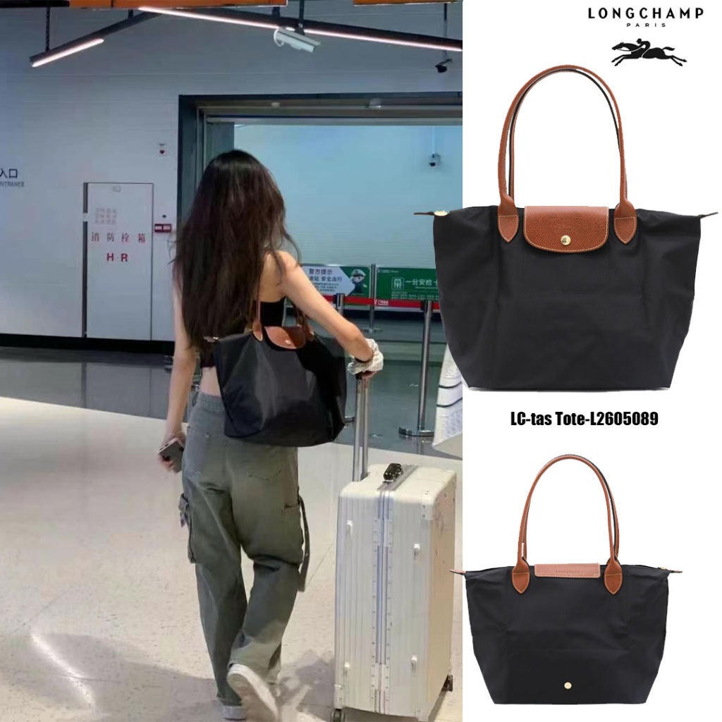 [Stok Ready]LONGCHAMP Le Pliage Original - Tote Bag Premium Kapasitas Besar