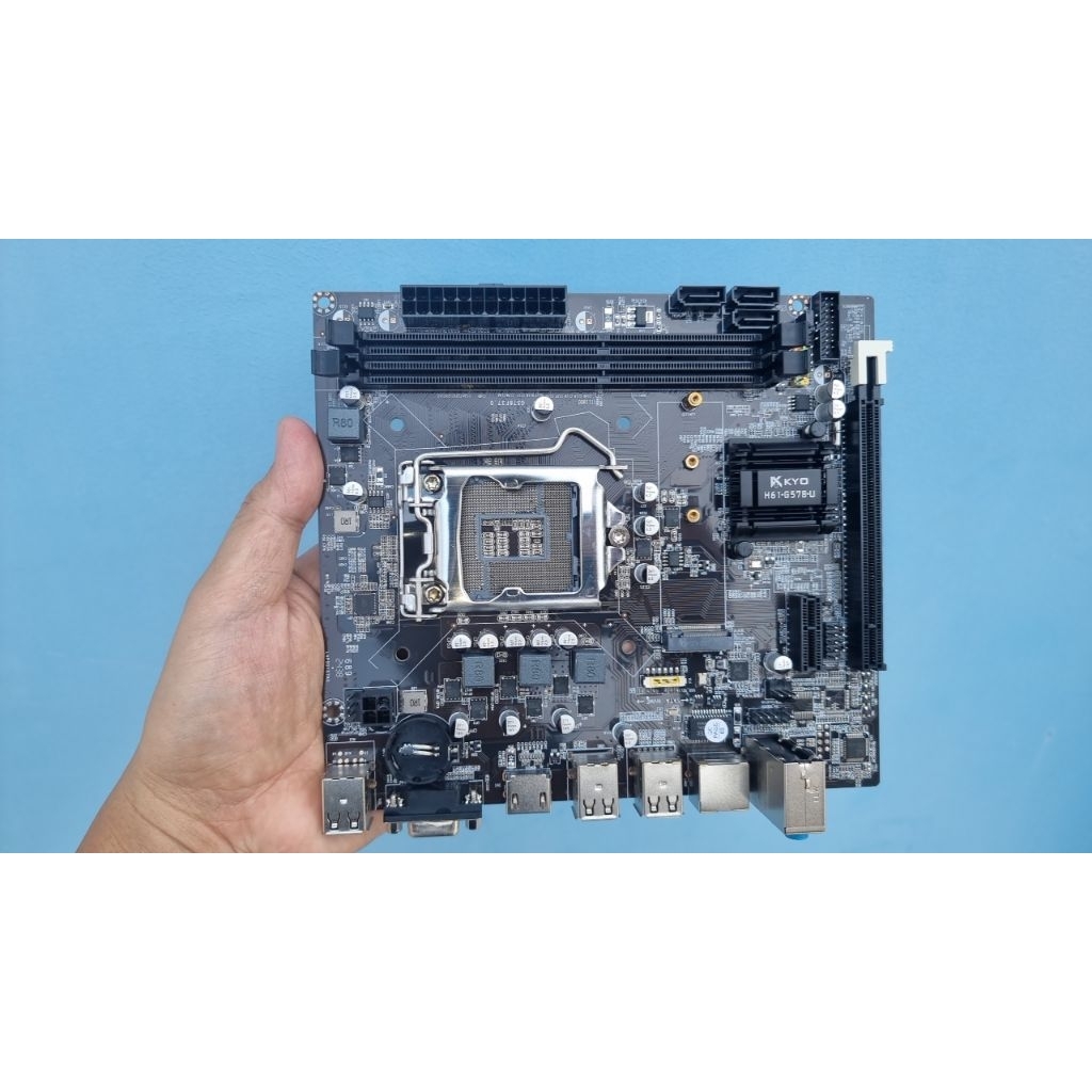 MOTHERBOARD RUSAK SERI H61 ADA SLOT NVME M2 DAN PORT HDMI DAN VGA TIDAK NYALA KHUSUS YANG TUKANG SER