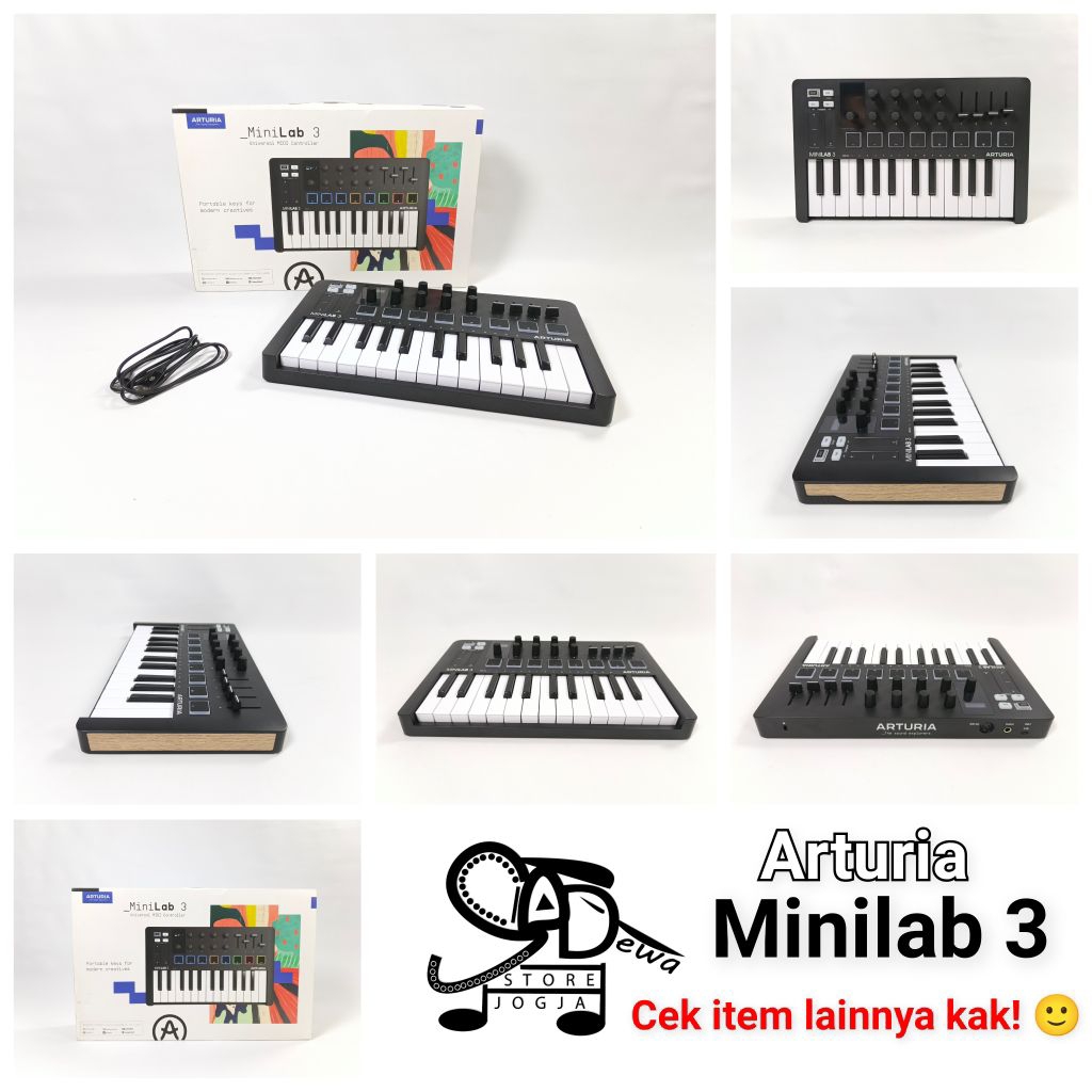 ARTURIA MINILAB MK3 MKIII MIDI CONTROLLER III CONTROLER 3 MK bekas preloved 2nd second seken