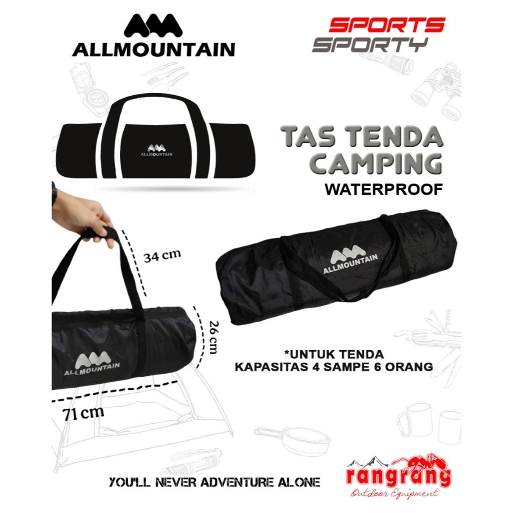 Tas Tenda / Sarung Tenda Camping All - Mountain