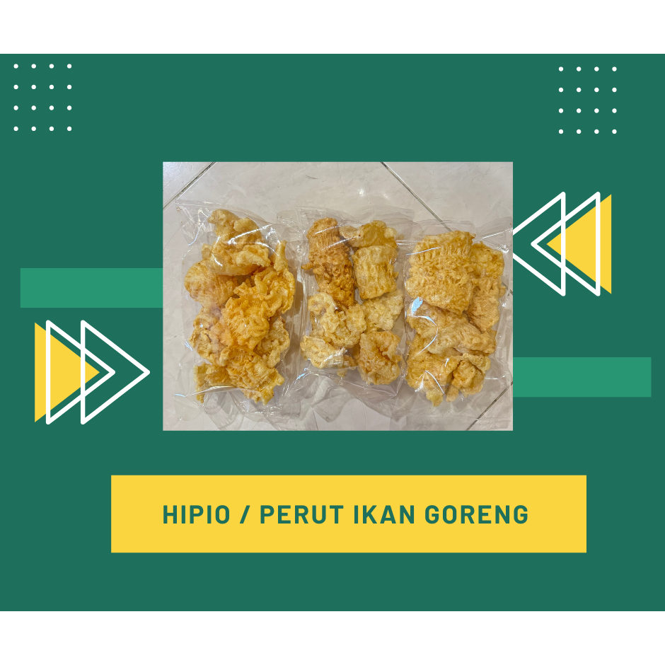 Hipio Perut Ikan Goreng 100 gram