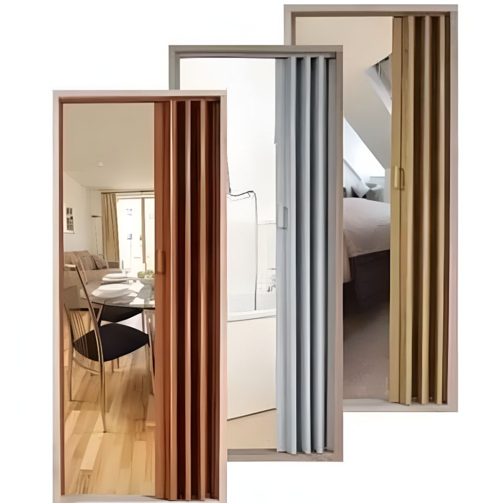 Pintu wc folding door pvc pintu lipat pvc