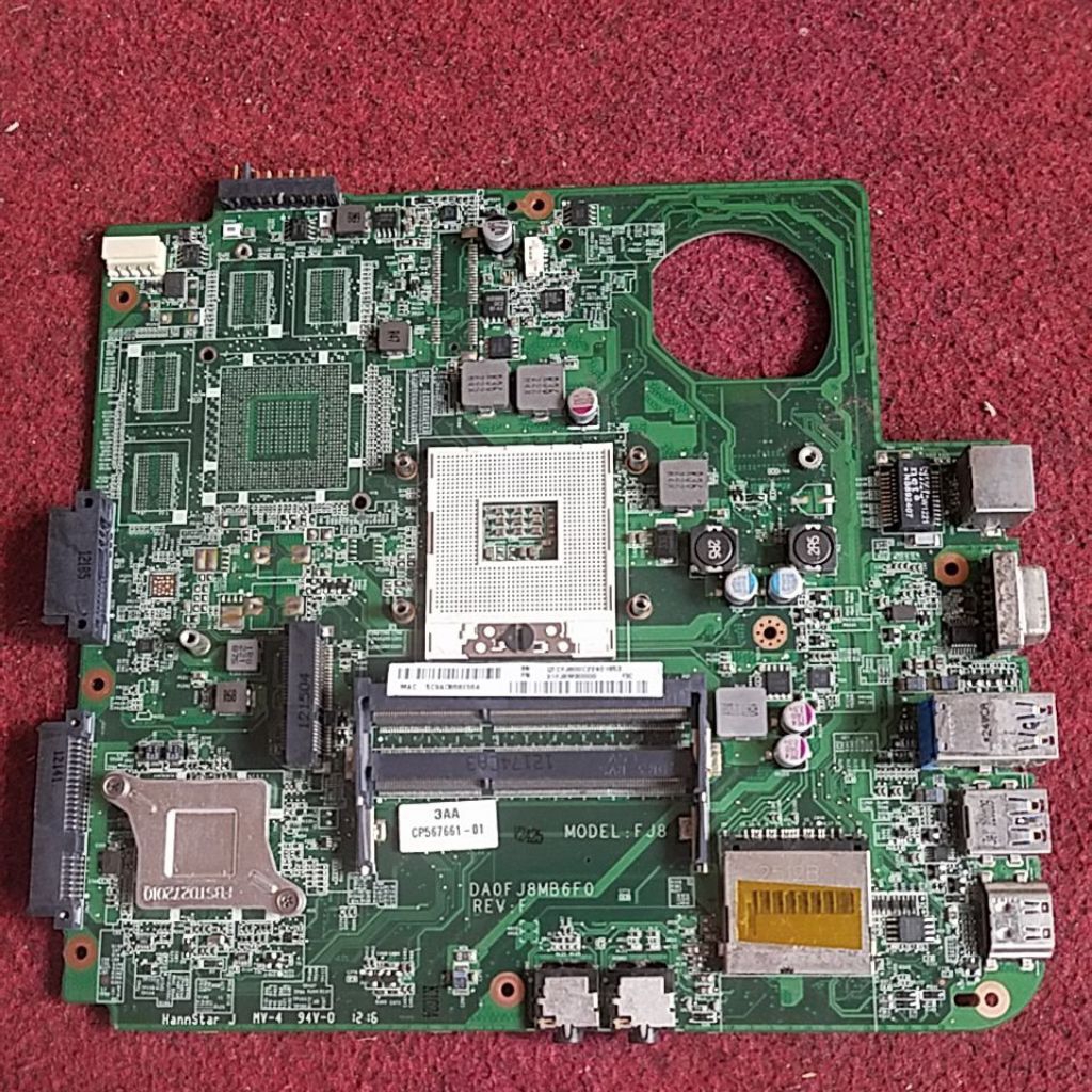 motherboard mobo mesin laptop Fujitsu LH532