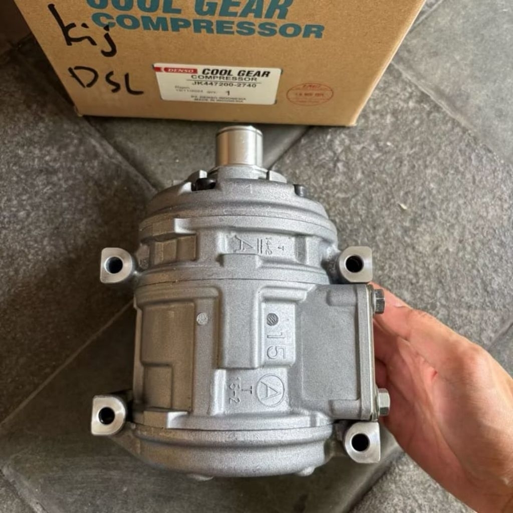 Compresor Kompresor Ac Mobil Kijang Diesel 10pa 15L kijang Kristal  Effi Lgx Asli original Cool Gear