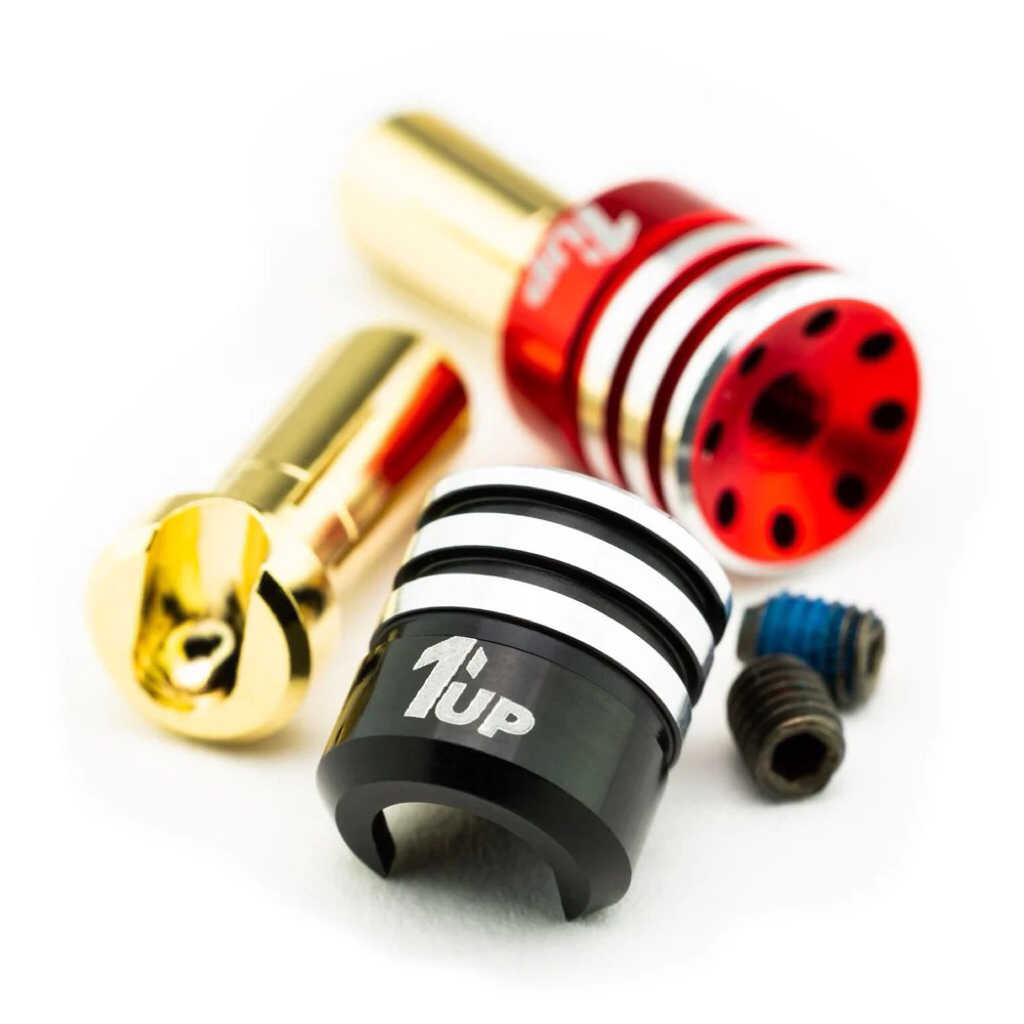 190436 1UP RACING HEATSINK BULLET PLUGS - 5MM