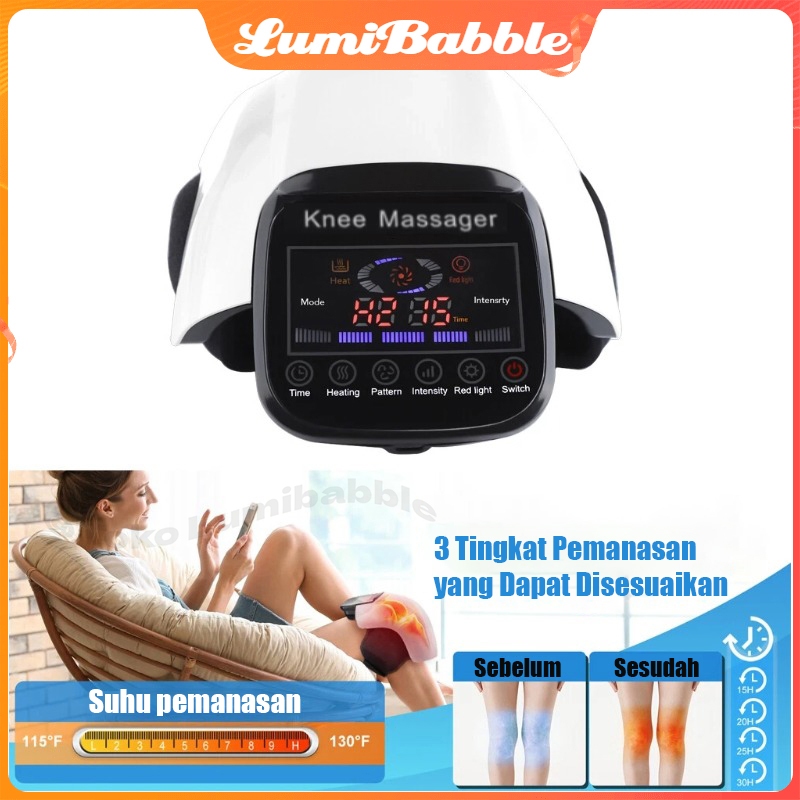 Alat Pijat Lutut / Alat Fisioterapi Inframerah / Alat Mijat Lutut / Bantalan Lutut Multi Fungsi