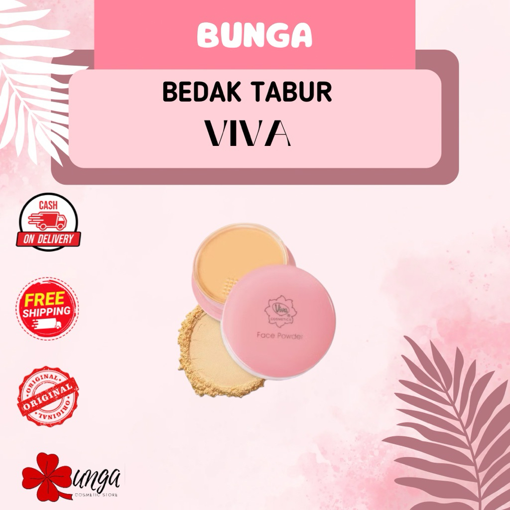 BUNGA - Bedak Tabur Viva / Viva Loose Powder / Viva Bedak Tabur