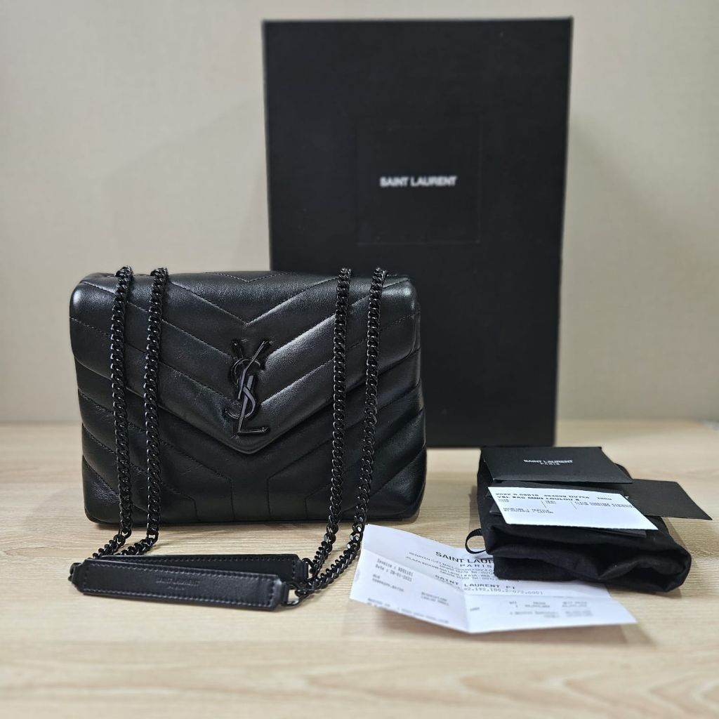 VGC YSL Loulou Small All Black 2023