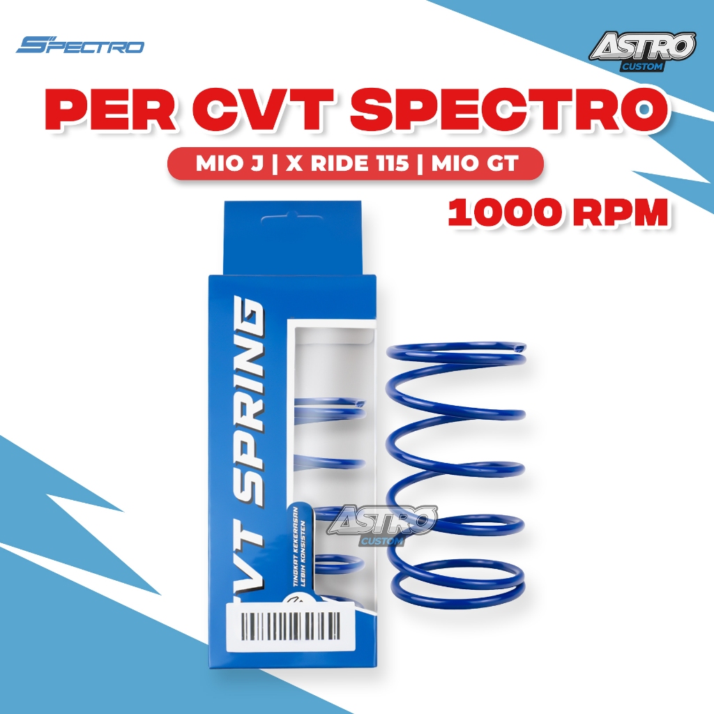 Spectro Per CVT 1000 RPM Mio J Mio GT 115 Fino 115 X Ride 115 Per Kampas Ganda Pulley Upgrade CVT