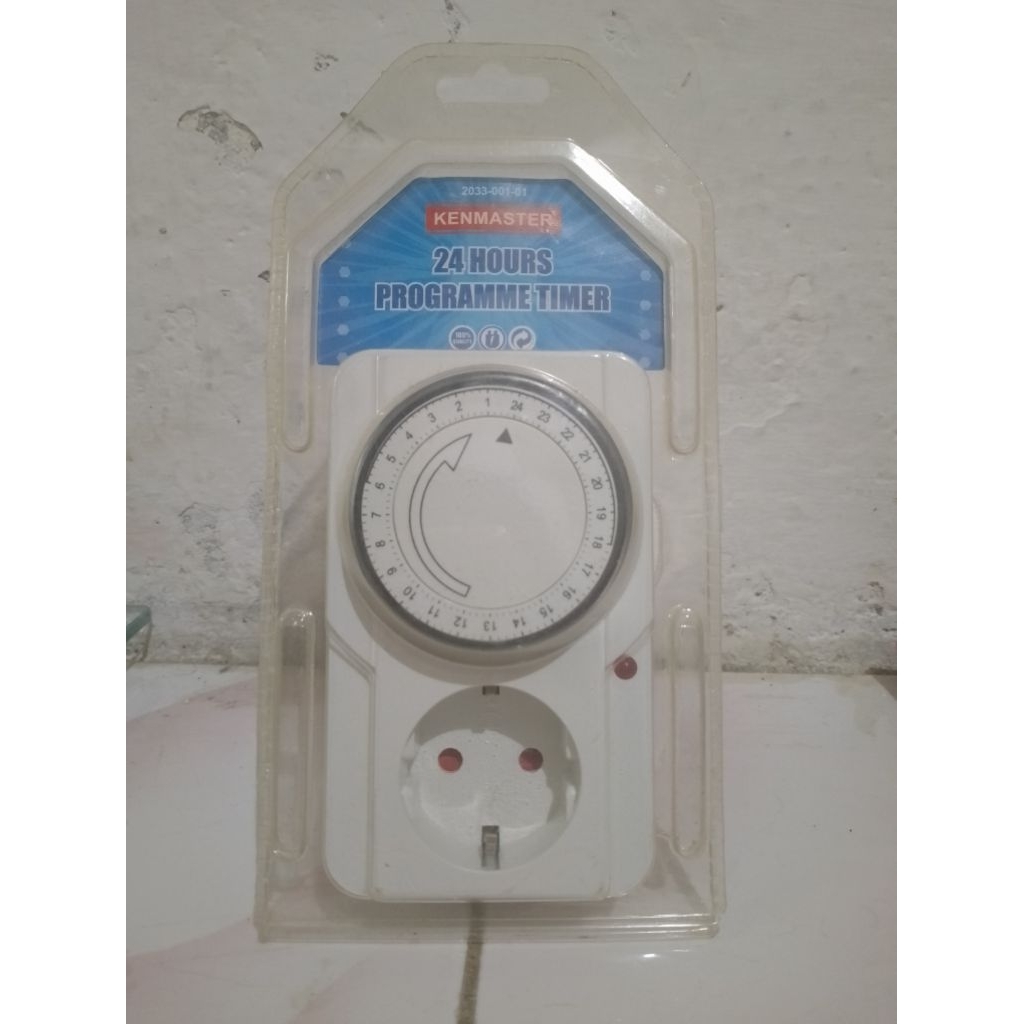 Kenmaster Timer Listrik 24 Jam/stop kontak Pengatur Waktu Otomatis